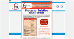 Desktop Screenshot of incl.rj.saude.gov.br